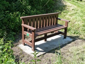 Lay concrete base and mount seat in celebration of the Queens jubilee for Asenby Parish council
