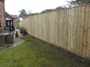 33 metres of new fencing with kickboards erected